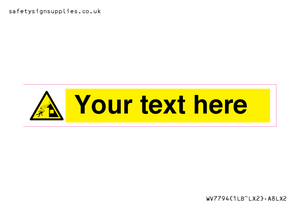 Custom warning roof avalanche